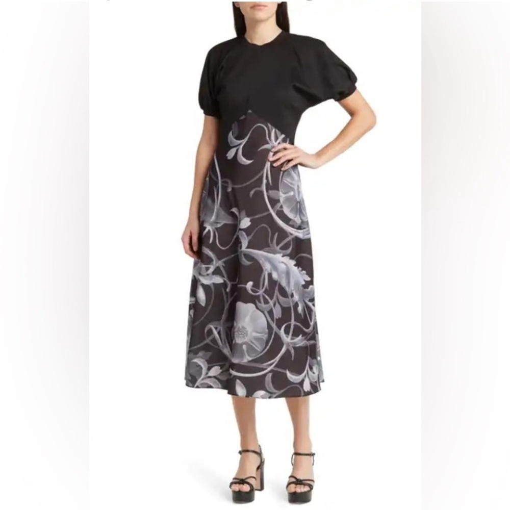 Ted Baker London‎ Magylee Midi Dress Ted Size 6 US12-14